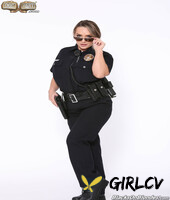 busty cop cali carter gets stripped and fucked by two black thieves