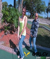 hot golfer nikki lavay pays her game bet by bending over for wild doggystyle92002