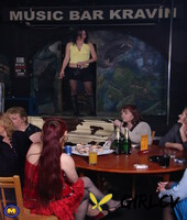 chubby grannies and skinny teens stripping and posing in a strip bar