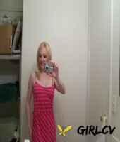 petite american liz black shows off her great boobs & ass in the mirror