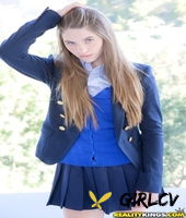 long-haired teenage sweetie alice march gets rid of her uniform and panties30610