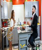 teen with small tits laya rae undresses and gets fucked in the kitchen92231