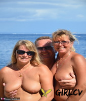 chubby naked sweet susi indulging doggystyle in sizzling beach threesome