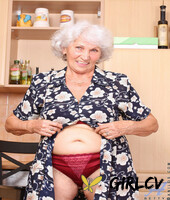 white haired granny betty plays with her saggy tits and plays with a dildo39624