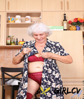 white haired granny betty plays with her saggy tits and plays with a dildo39625
