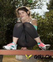 teen girlfriend ingrid hayes teases with her ass in hot tights outdoors212553