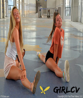 leggy babes serena show their lickable feet & tight bums after a workout211708