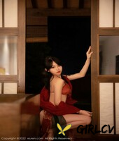 seductive chinese dancer xiuren poses in her hot dress in a solo