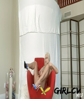 gorgeous blonde milf brittany andrews flaunts her huge juggs and toys herself22672