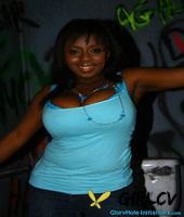 stacked ebony ms panther unveils big all natural tits to suck gloryhole cock208256