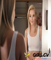 skinny cutie samantha rone doffs her denim shorts and rides a stiff dick175967