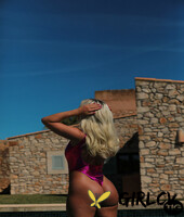 curvy british lady louise shows off her big booty in her revealing swimsuit19358