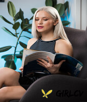 platinum blonde secretary nikki hill strips & reveals her hot pussy and feet