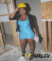 black chick layton benton gets gangbanged while inspecting a construction site