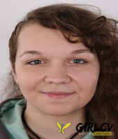 first timer with curly hair gets completely naked before a closeup of her twat
