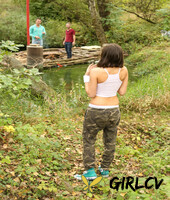 brunette teen anabelle enjoys an outdoor threesome and gets cum on her face210485