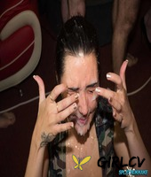 young british girl pixiee little experiences her first bukkake party38455
