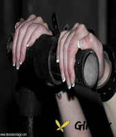 tied up & ball-gagged brunette andy san dimas gets humiliated in the dungeon