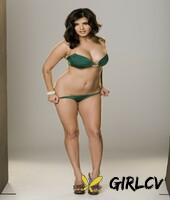 long legged brunette in a bikini sunny leone showing her sexy curves55258