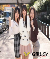 three japanese girls in skirts pose outdoors for a sfw shoot54574