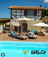 lesbian babes jordan perry & julia north have outdoor oral sex by the pool41342