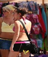 sexy teen girls are followed in public places by a creepy voyeur68087