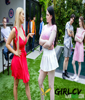 blonde milf blake blossom shows her big tits before riding a dick at the party59041