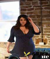 sexy fatty bella b poses in her dress & unleashes her huge natural tits