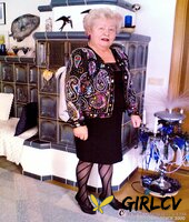 blonde granny maschenka teases with her saggy tits in her compilation