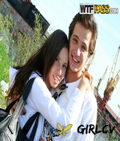 brunette sweetie abbey and her boyfriend make a homemade sex tape by the river