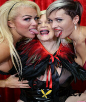 blonde granny lacey starr enjoys a lesbian threeway bang with hot matures21335