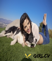 cute and sexy brunette doll sunny leone poses outdoors in tight jeans137040