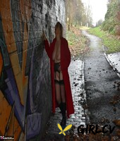 older blonde exhibitionist barby slut exposes herself while at a public park101547