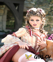 hungarian rita faltoyano strips her costume on a carriage & poses in lingerie32977